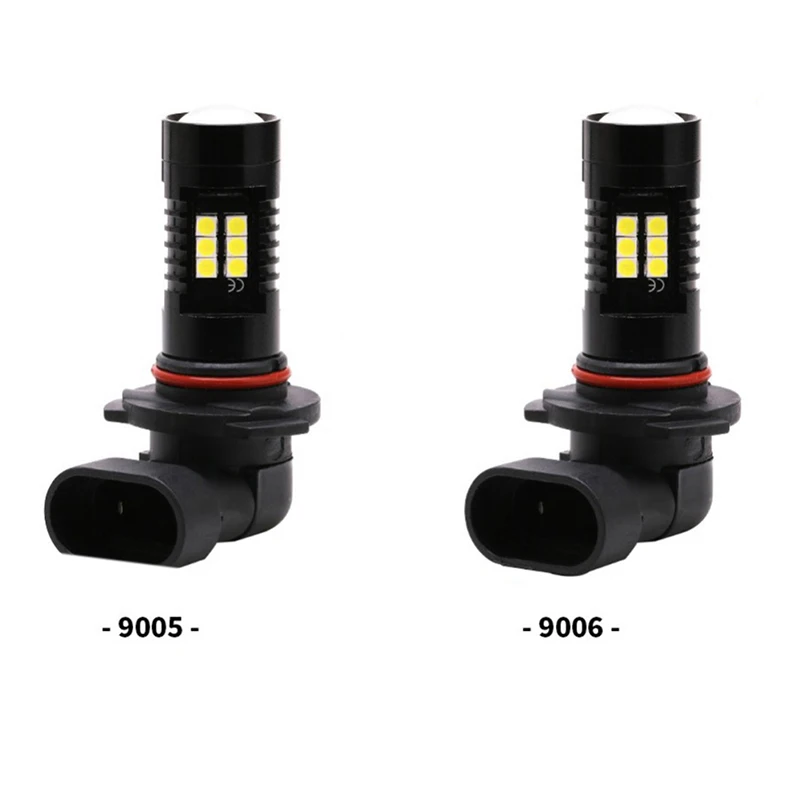 

Автомобильные аксессуары 2 шт. 9006HB4 9005 HB3 Противотуманные фары 3030SMD светодиодный туманные фары