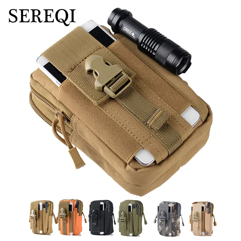 Уличная поясная сумка 800D нейлоновый военный тактический мешочек Универсальный