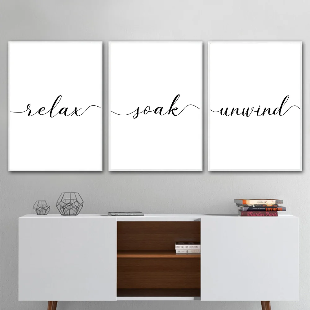 Черно белый настенный художественный плакат скандинавский минималистичный