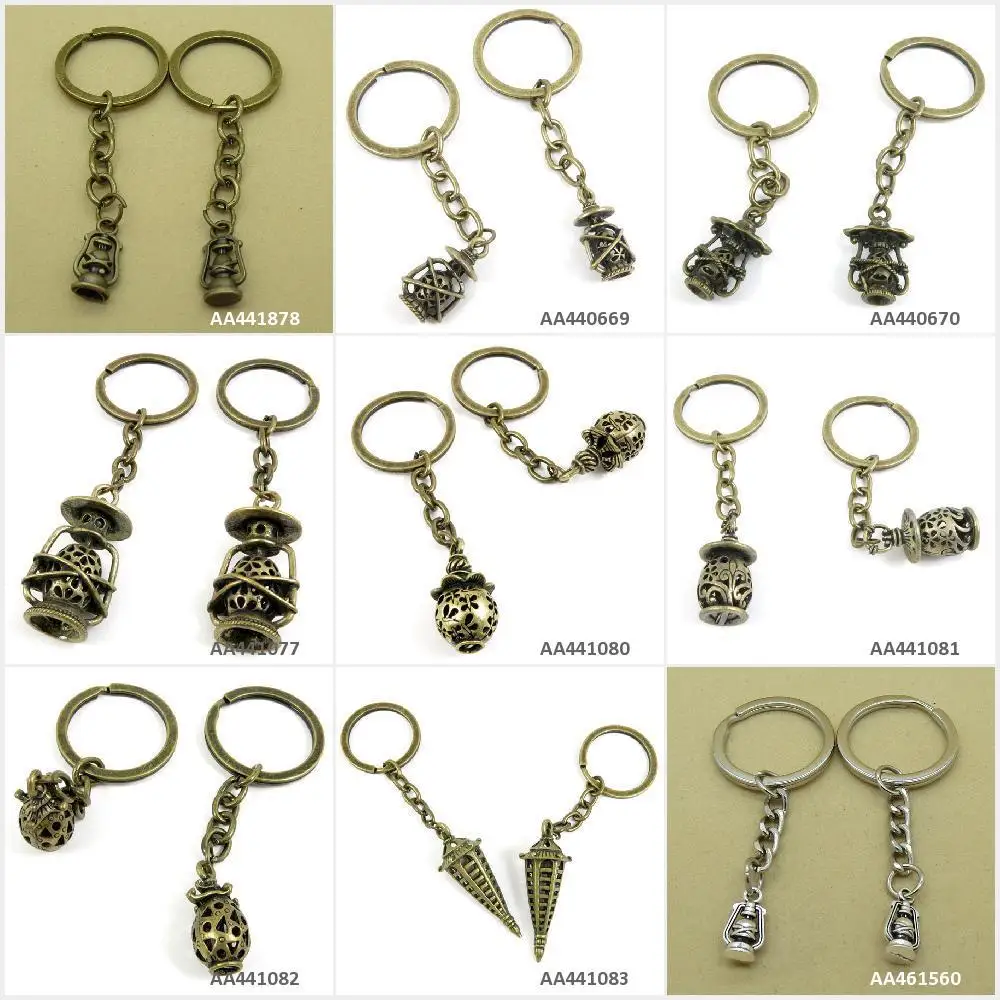 Брелок для ключей в старинном стиле брелок фонарик лэмблема уличном кольцо бирка