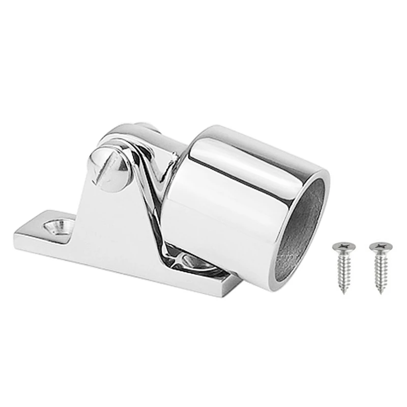 

2Pcs Stainless Steel 316 Boat Bimini Top Fitting Deck Hinge Slide Cap Pipe Eye End Cap Canopy Tube Boat Accessories