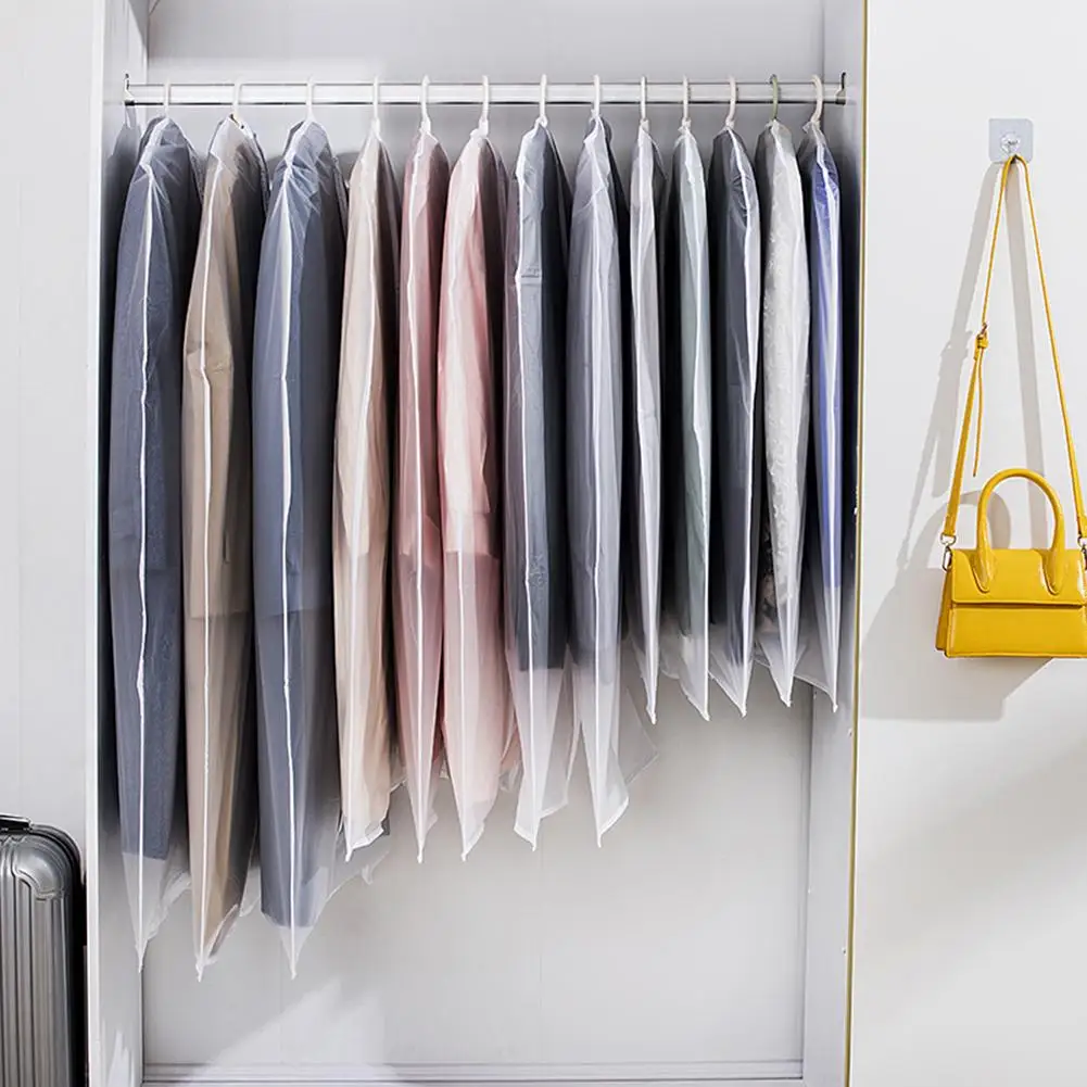 

Suit Coat Clothes Hanging Bag Dustproof Waterproof Home Wardrobe Storage Tool