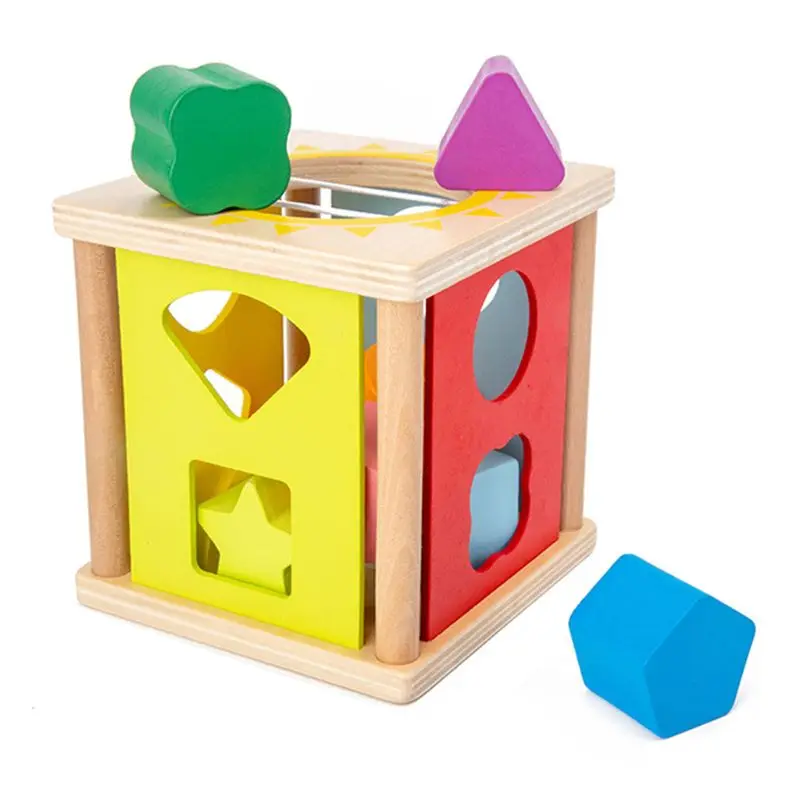 

Children Shape Matching Building Blocks Color Classification Toy Box Puzzle Toy