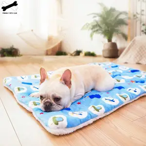 Коврик для собак, моющийся, красочный, мягкий, теплый, дышащий коврик для собаки, одеяло для собак, Флисовое одеяло для маленьких, средних и больших размеров