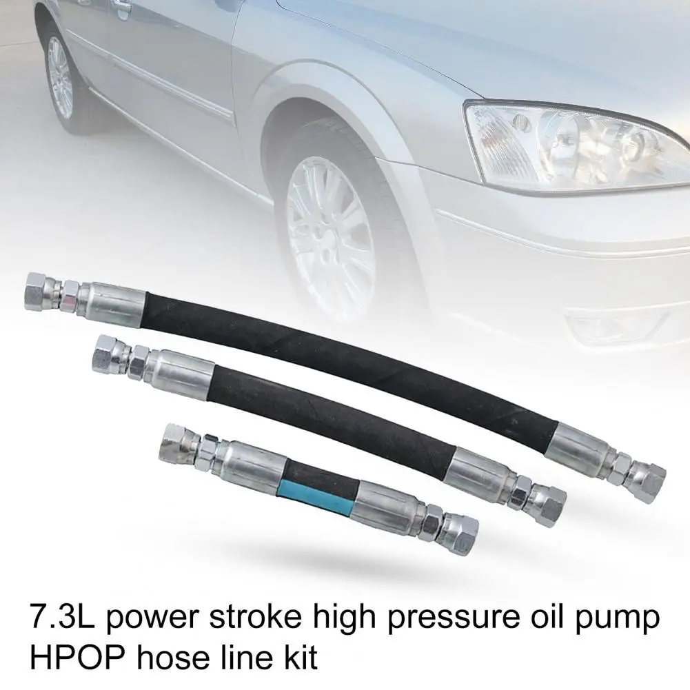 

High Pressure Oil Pump Hoses Replacement Part Aluminium HPOP Oil Hoses Kit for Ford 7.3L 94-97 Accessories
