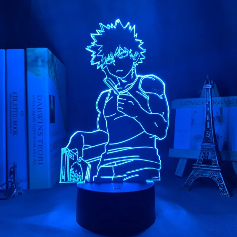 3d светильник Bakugo лампа Моя геройская Академия для украшения спальни подарок на