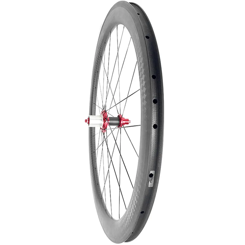 700c 50 мм клинчер заднее колесо из углеродного материала 25 Широкий U форма Powerway R51