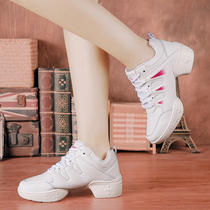 Women's Men's Dance Sneakers Hip Hop Female Jazz Modern Dancing Shoes High Quality Outdoor Ladies Men Square Dance Sports Shoes