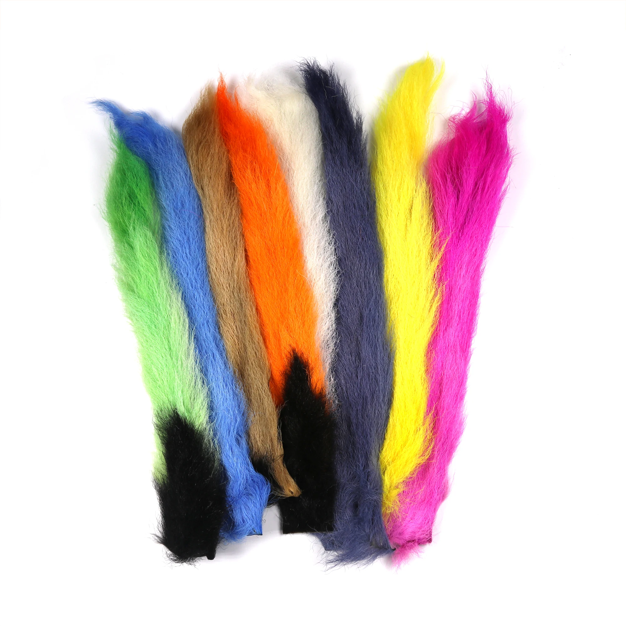 Wifreo 1PC Calf Tail Dry Flies Tying Materail Streamers Salmon and Steelhead Patterns All-natural Winging Material Orange | Спорт и