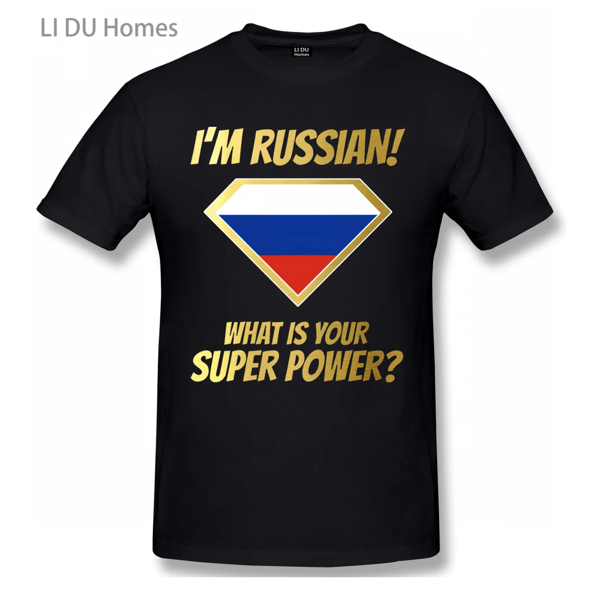 

I'm Russian What's Your Superpower T Shirt Oversize Cotton Tshirts Short Sleeve Streetwear T-shirts Tee Tops