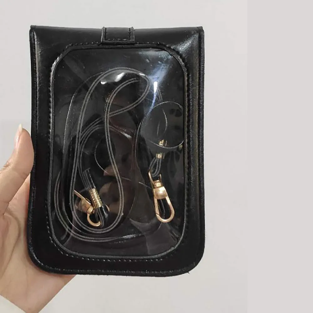 Женский кошелек для сотового телефона с сенсорным экраном прозрачная простая