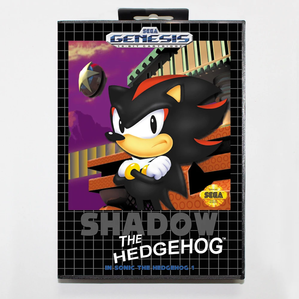 Карточка для Sega Mega Drive/ Genesis в розничной коробке Shadow In Sonic 1 16bit MD|Картриджи| |