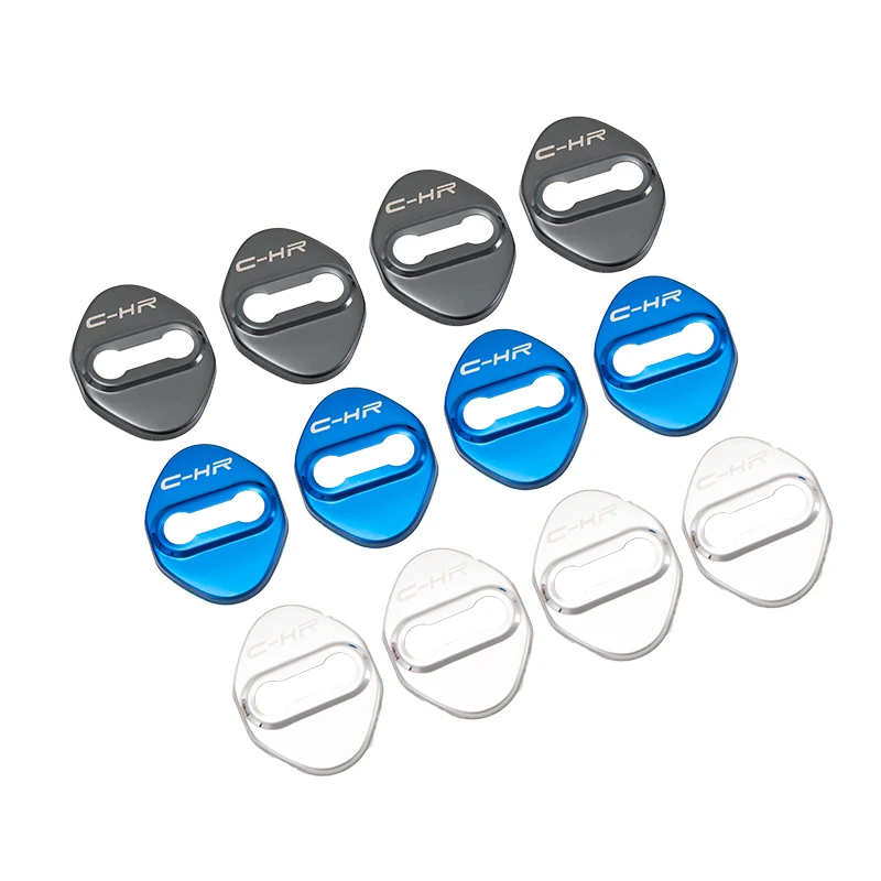 Car sticker Door Lock Buckle cover Latch Stop Anti Rust Protect Cover for Toyota C-HR CHR accessories | Автомобили и мотоциклы