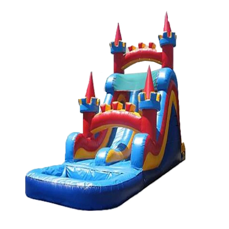 

PVC Mesh Cloth Inflatable Slide Castle Design Inflatable Water Slider For Kids And Adults Play Outdoor