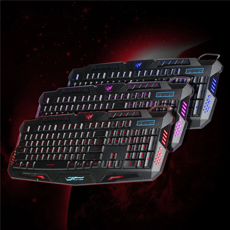 Проводная игровая клавиатура механическая клавиатура с подсветкой USB 114 Keycaps русская клавиатура с подсветкой компьютерная игра водонепроницаемая
