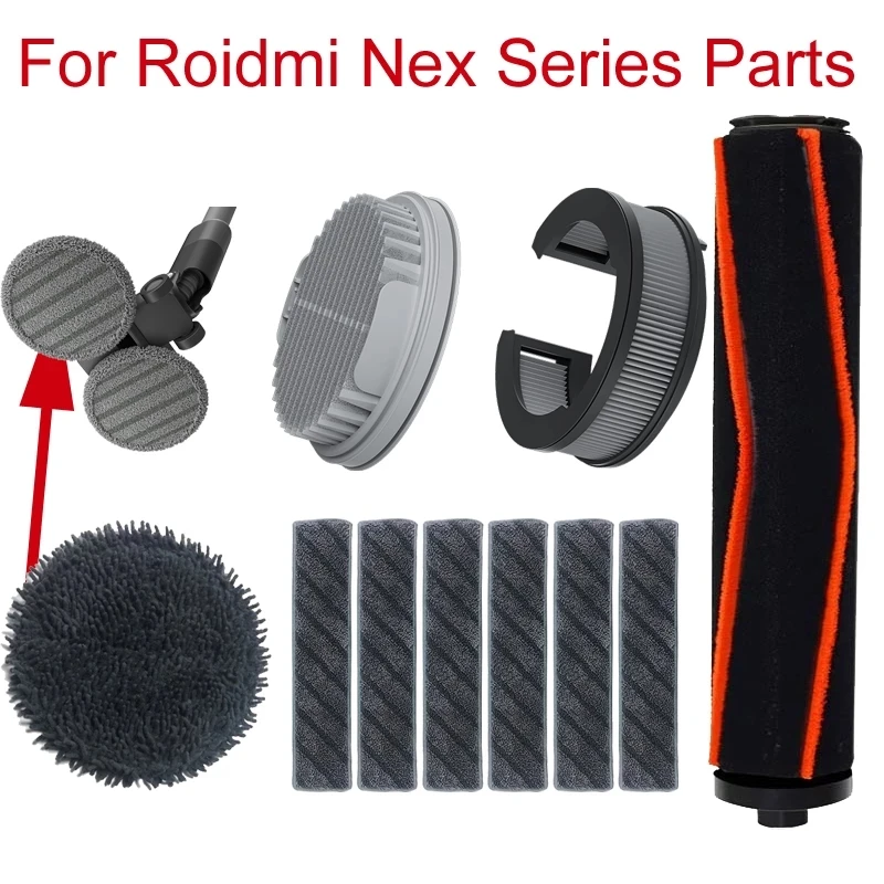 

For Roidmi NEX NEX2plus Pro Vacuum Cleaner Accessorie Part Pack Spare Kits Mop HEPA Filter