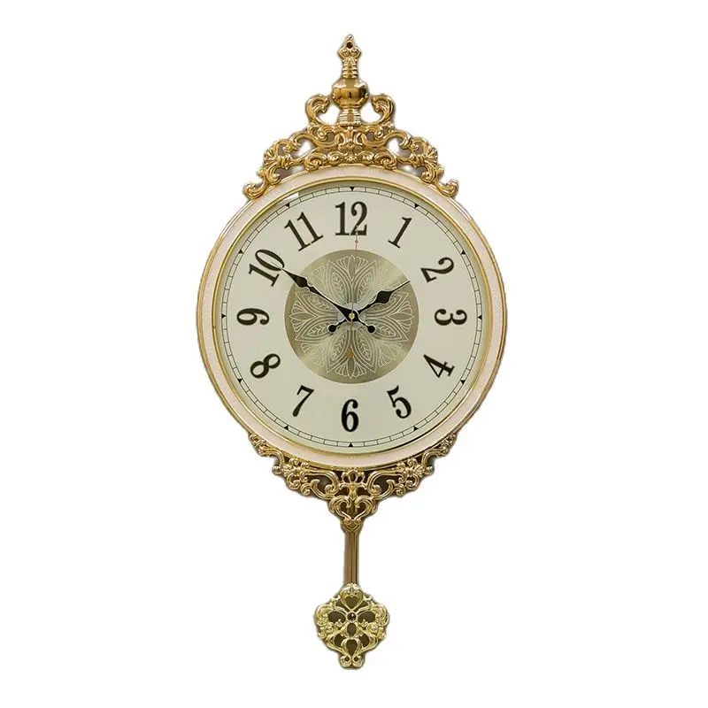 

Роскошные Настенные часы в скандинавском стиле, золотистые украшения для гостиной, креативные модные настенные часы для домашнего декора, ...