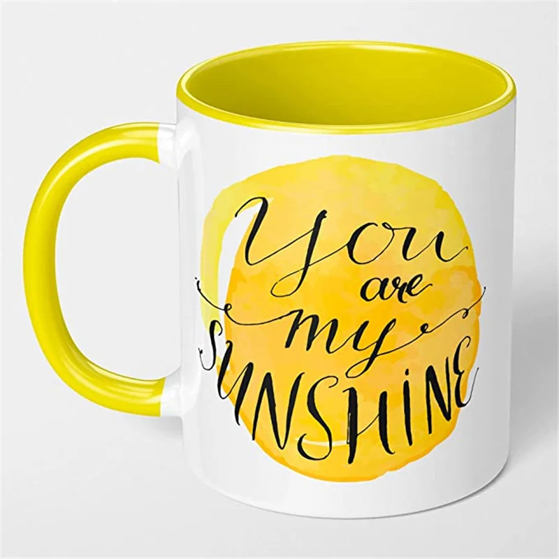 

Вы моя Солнечная кофейная кружка. Солнечная желтая чайная чашка с солнечным светом и любовью. Для друга, мужа, жены, парня, девушки, мамы