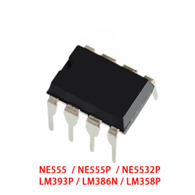 Новый Высокоточный таймер NE555 NE555P / NE5532P LM393P 386N 358P DIP8|Смарт-гаджеты| |