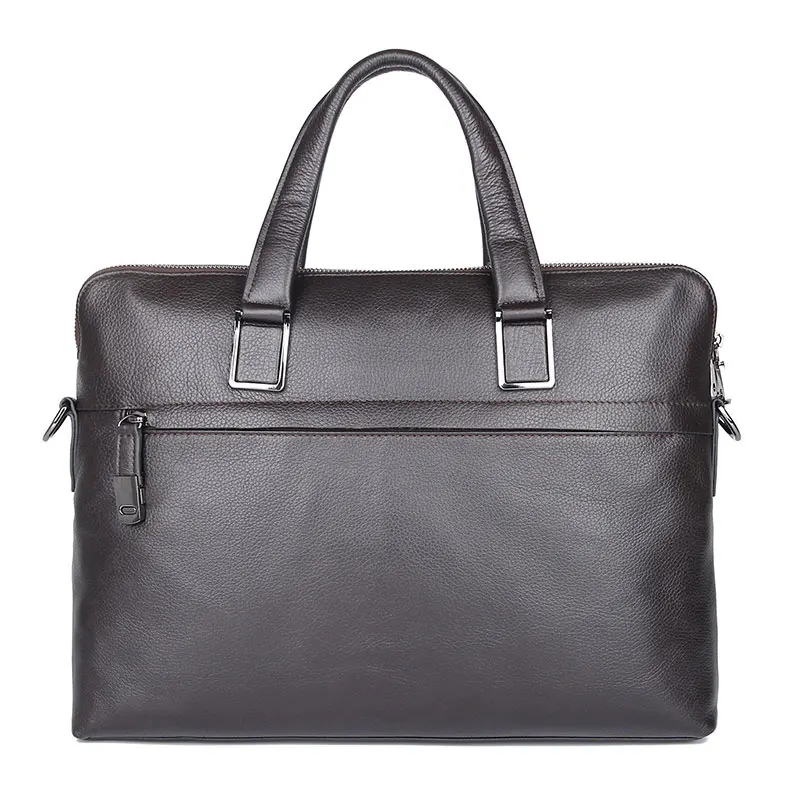 

Briefcase Bags Man Genuine Leather Shoulder Crossbody Business Travel Real Leather Bag Male Handbag Totes Bag