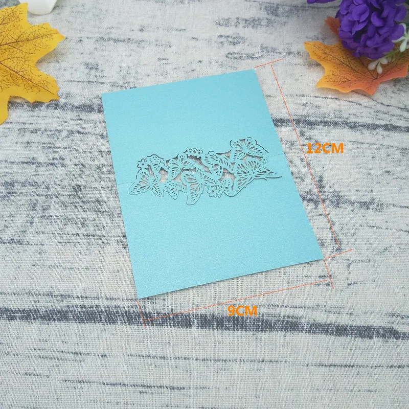 50 шт. перламутровая бумажная бирка бабочка с вырезами держатель для таблицы