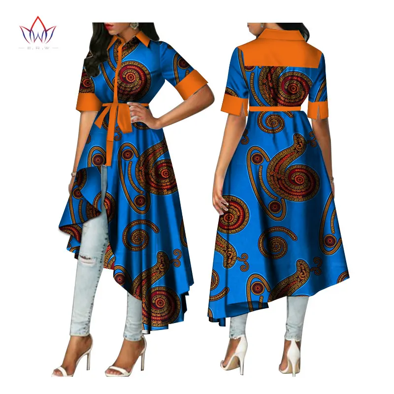 African Clothing African Dresses For Women Maxi Dresses Puls Size Dress Womens African Clothing Dashikis Cotton 5xl 6xl WY2682