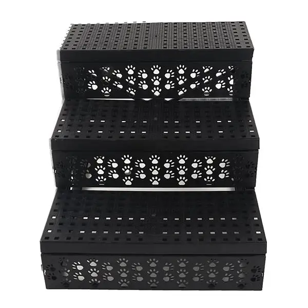 Мягкая переносная трехступенчатая рампа для домашних питомцев небольшая