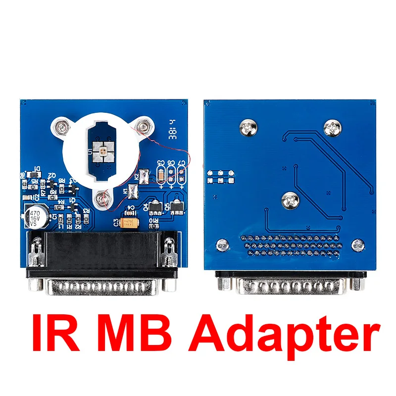 Новейший Iprog+ ключевой программатор поддержка IMMO+ коррекция пробега+ сброс подушки безопасности Iprog Pro до Замена Carprog/Digiprog/Tango - Цвет: IR MB Adapter