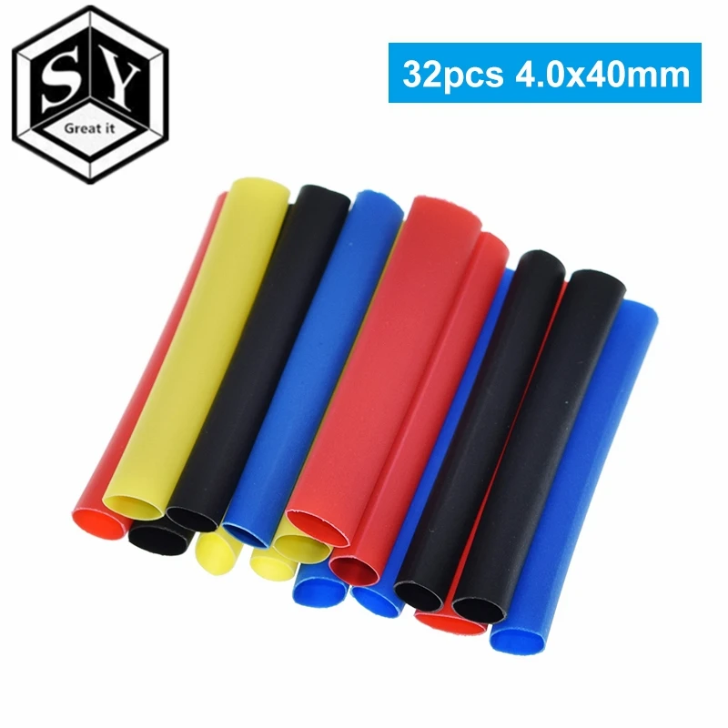 328 шт. термоусадочные трубки изоляционные ассортимент 2:1 красочные обертывания