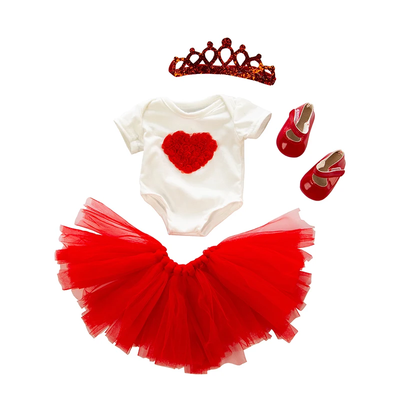 Кукольная одежда подходит для новорожденных 18 дюймов 43 см сине-красный