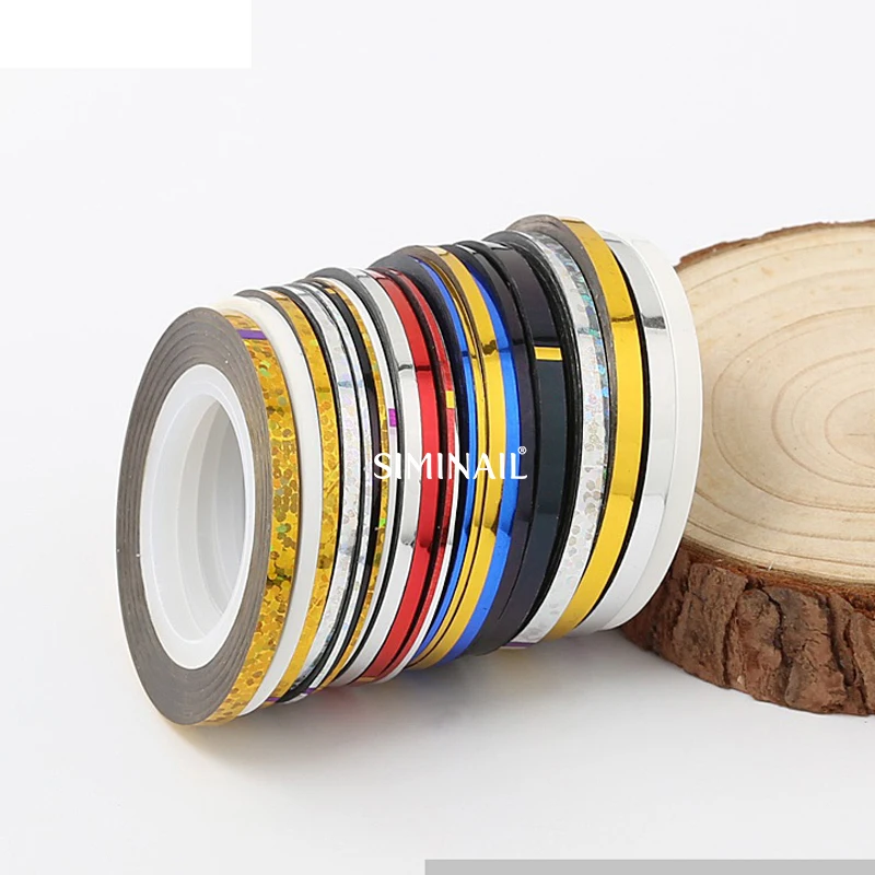 1 мм 2 3 линия для ногтей рулон стикер зачистки фольги нейл арта Лента лазерная