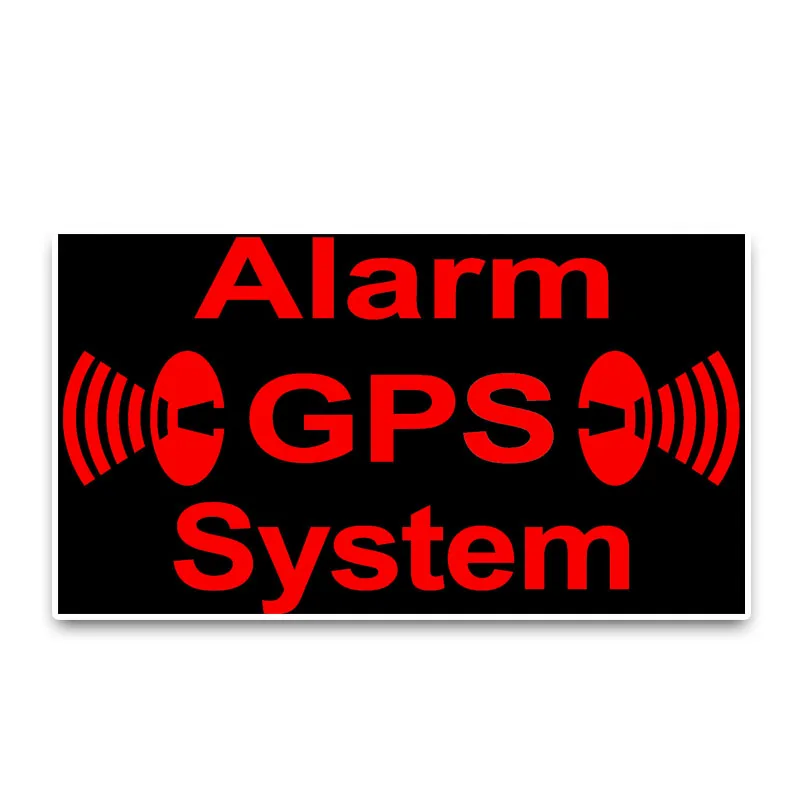 

Hot Funny GPS System Black and Red Car Stickers Motorcycle Decals Motorcycle Accessories Waterproof PVC 12cm *7cm