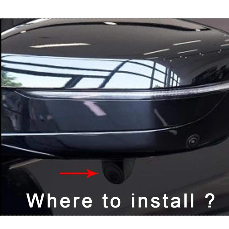 Универсальная автомобильная Wifi Беспроводная боковая камера для слепых мест