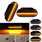 Светодиодный Динамический указатель поворота для Volkswagen VW Bora Golf 3 4 Passat 3BG Polo SB6 SEAT Ibiza Leon Skoda Ford, боковой габаритный фонарь