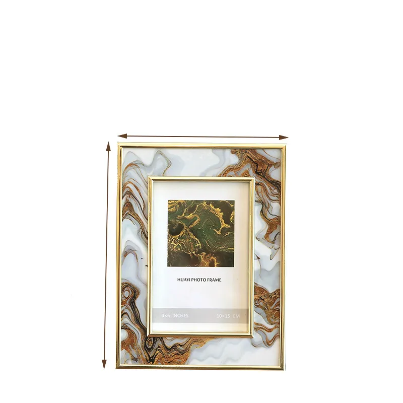 

Nordic Modern Art Picture Frames Luxury Minimalist Creativity Picture Frames Bedroom Decoration Cadre Photo Home Decor BC50XK