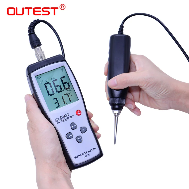 Цифровой Виброметр OUTEST 0 1 ~ 199 9 м/с точный виброизмерительный прибор