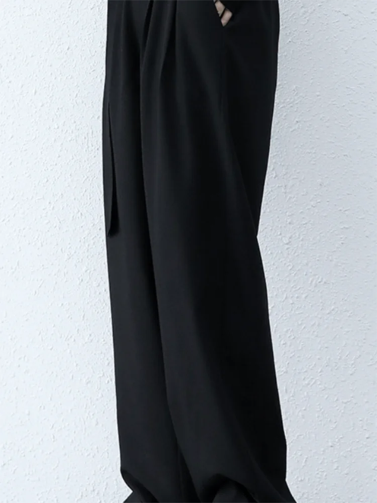 Брюки женские с широкими штанинами Классические повседневные штаны большие