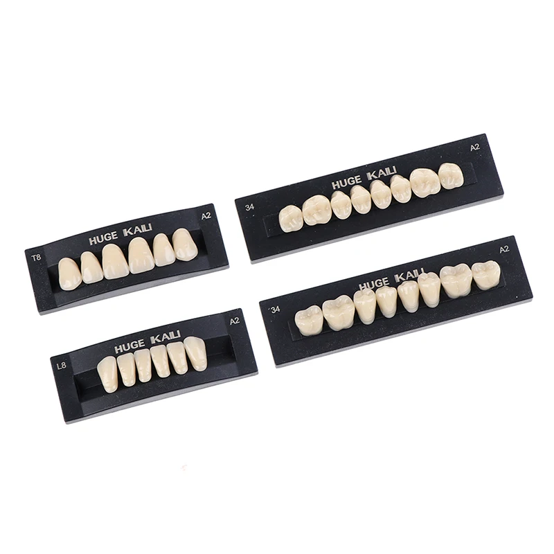28 шт./кор. стоматологический синтетический полимерный зубы полный набор зубной