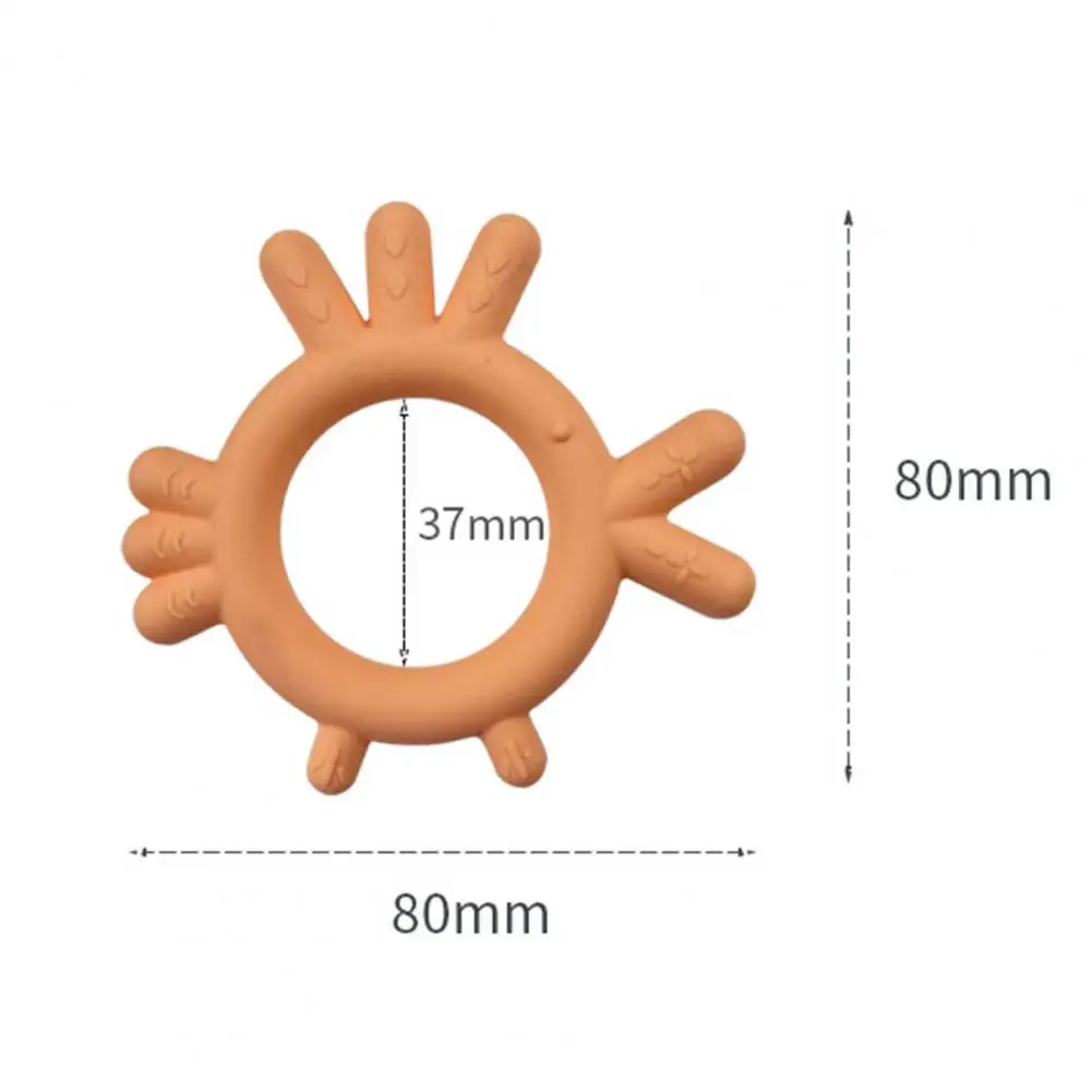 

Baby Teether Cartoon Bird Bite Resistant Food Grade Material Kids Molar Teether Toy Newborn Gift