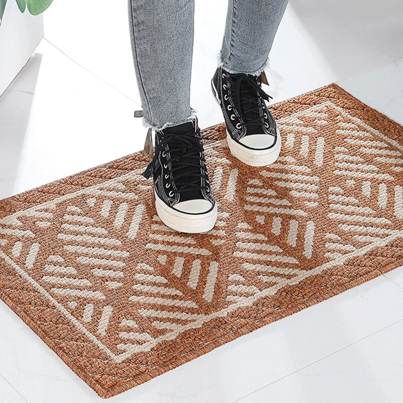 

Modern Geometric Style Home Entrance Doormats Livingroom Bedroom Hallway Rugs Non-Slip Wear-Resistant Mats