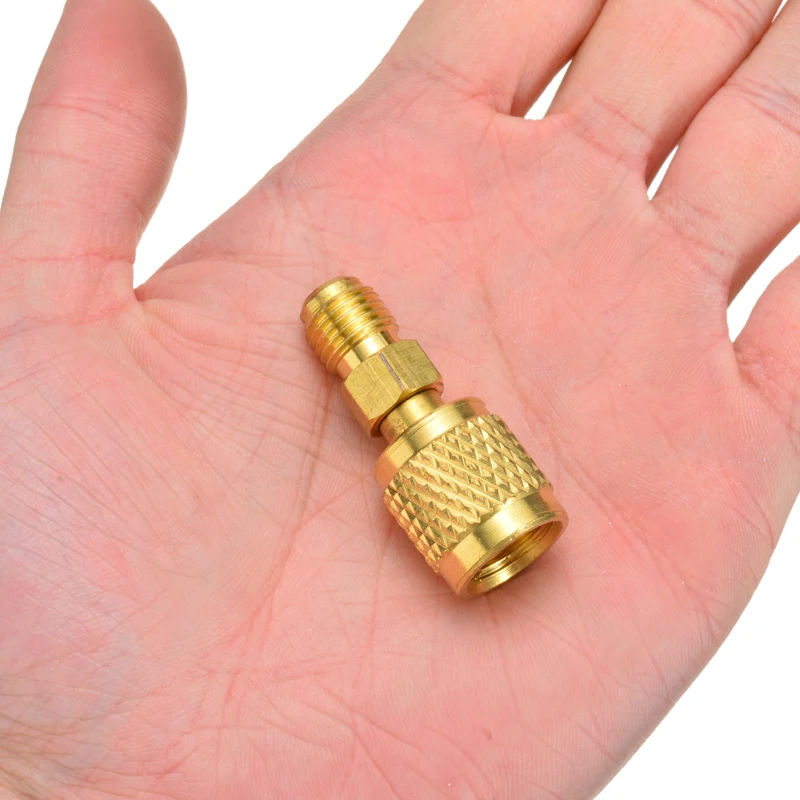 1/4 &quotR410A латунный адаптер Mayitr Male SAE to 5/16&quot Женский зарядный шланг насос для
