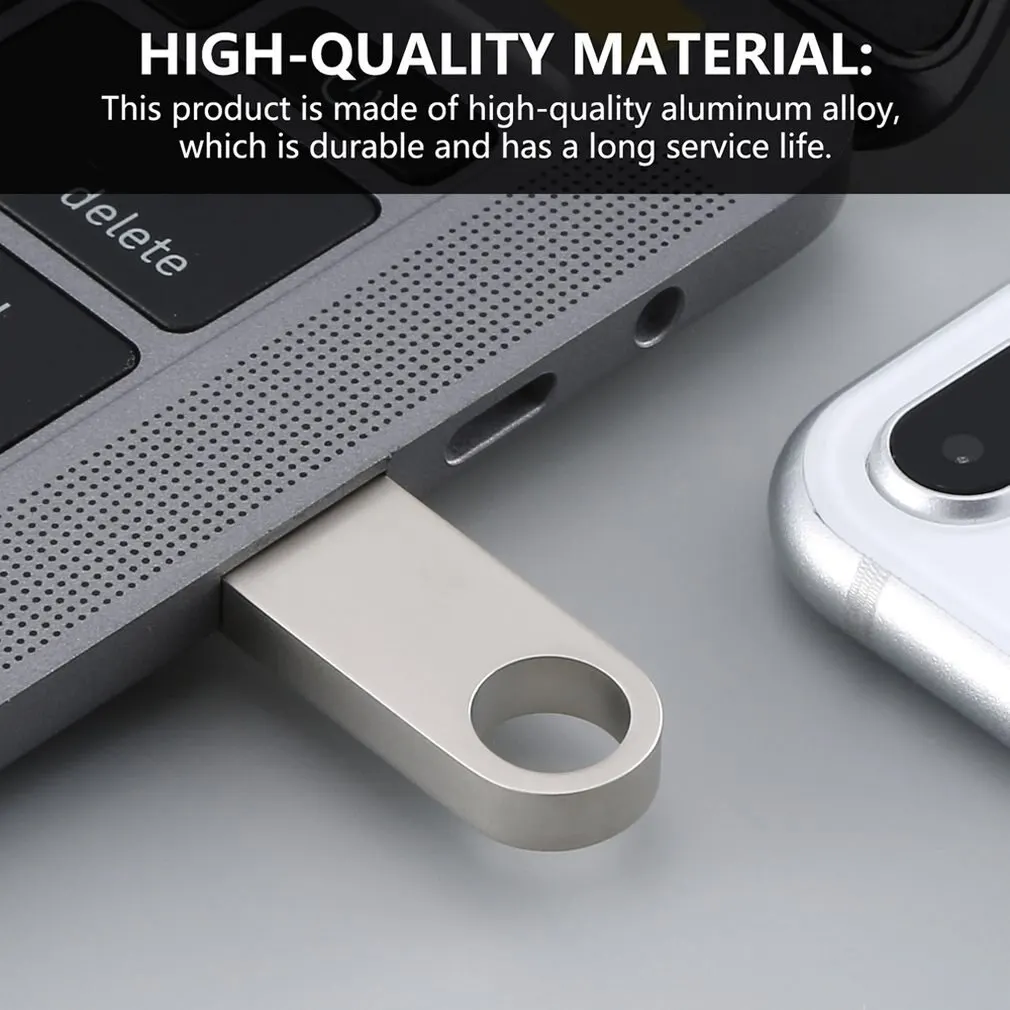 

Mini Positive Circle Small And Exquisite Stainless Steel U Disk Smith Work Music USB Flash Drive Portable Key Ring Dropship