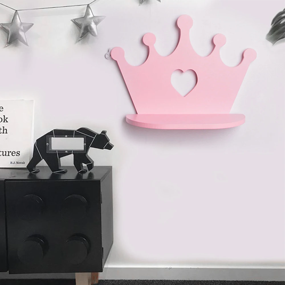 

Wooden Wall Shelf For Kids Bedroom Decoration Decorative Wood Shelves Nordic Style Crafts Sundries Storage Rack Home Decor