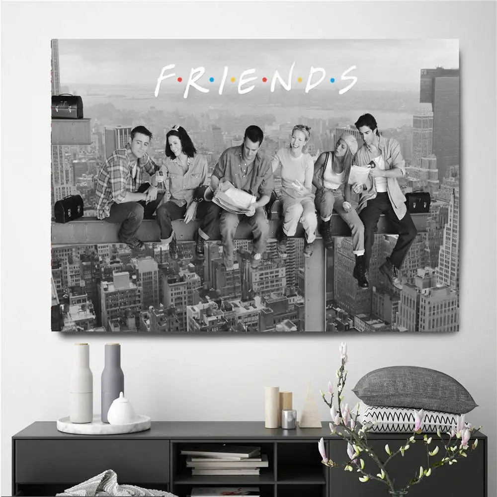 

Friends TV Show Classic Quote Posters and Prints Wall Art Decorative Picture Canvas Painting for Living Room Bedroom Home Decor