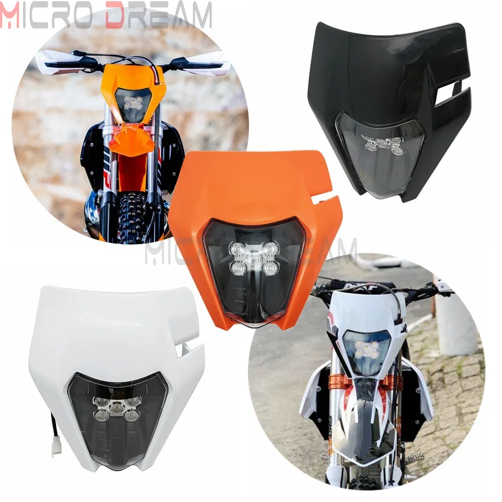 

Универсальная светодиодная фара для велосипеда-внедорожника Enduro E Mark E8 125-530 EXC TPI Six Days MXF 250rx Kawasaki KXF Yamaha YZF