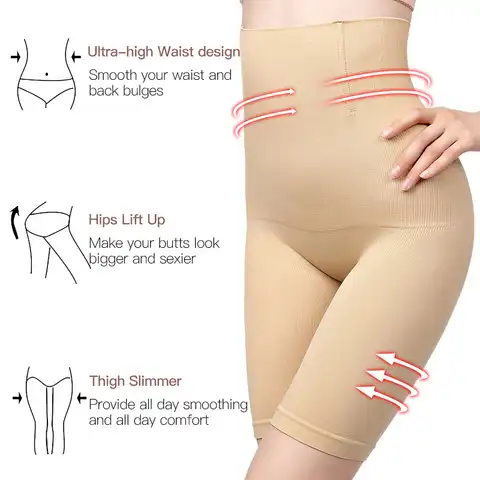 Женские утягивающие штаны с высокой талией, дышащие утягивающие штаны для коррекции фигуры, 2021