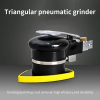 high quality triangle palm air sander pneumatic mini air buffer polisher interior cleaning waxing tool for vehicles