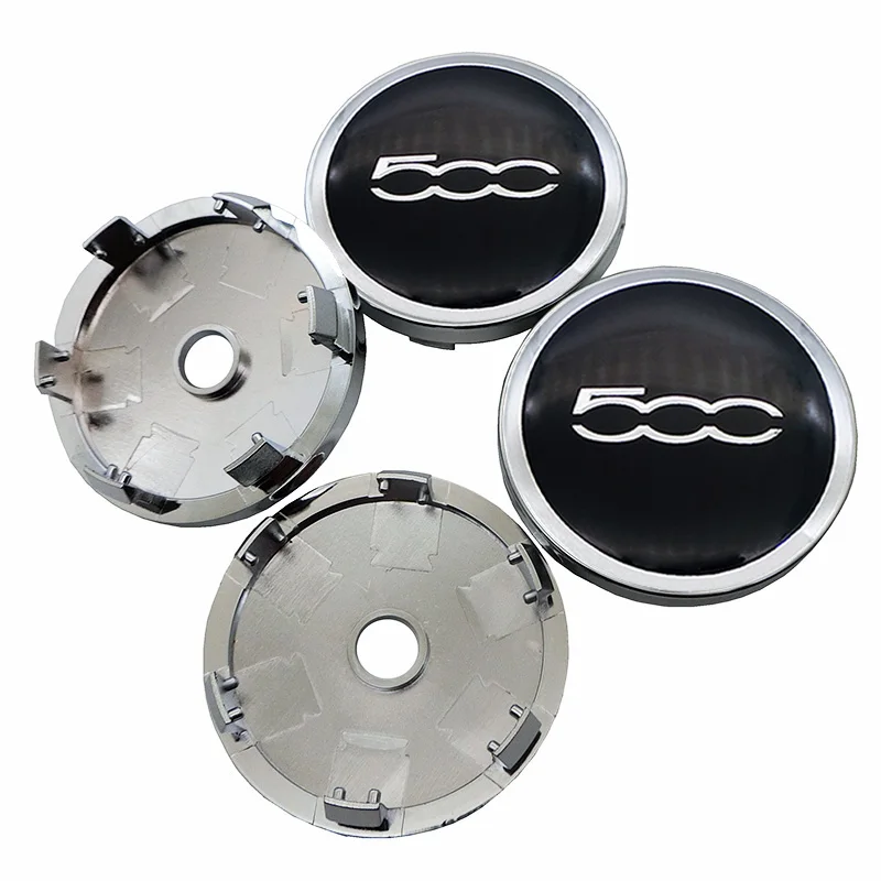4 шт. 60 мм автомобиль колесная Центральная Кепки s для Fiat 500 5CC логотип втулка