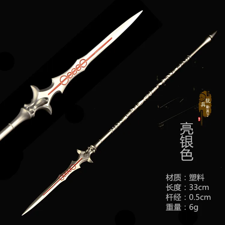 

In Stock 33cm Miniature Weapon 1/6th Skaha Spear War Square Spear Fit 12" Ancient Soldier Action Figure Body