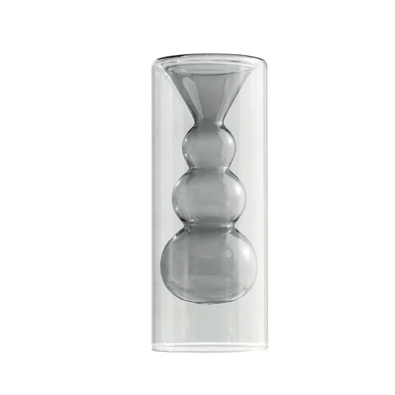 Strongwell INS Скандинавская двухслойная стеклянная ваза тестовая трубка для цветов